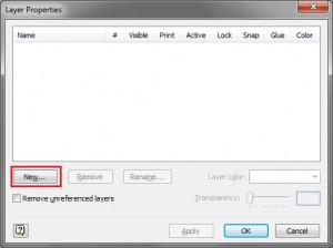 Visio Layers properties