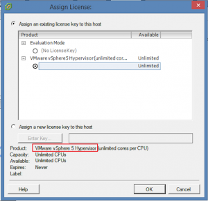 vSphere 5 Hypervisor License
