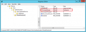 FAS Registry Setting